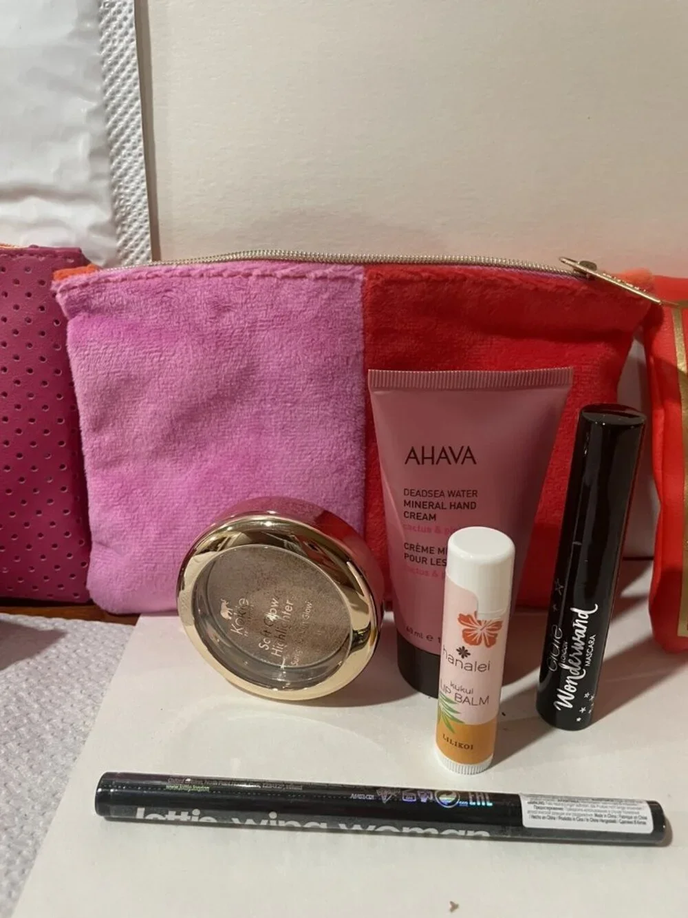 Ipsy Glam Makeup Bags/Lot Of 4 /Makeup Samples Included